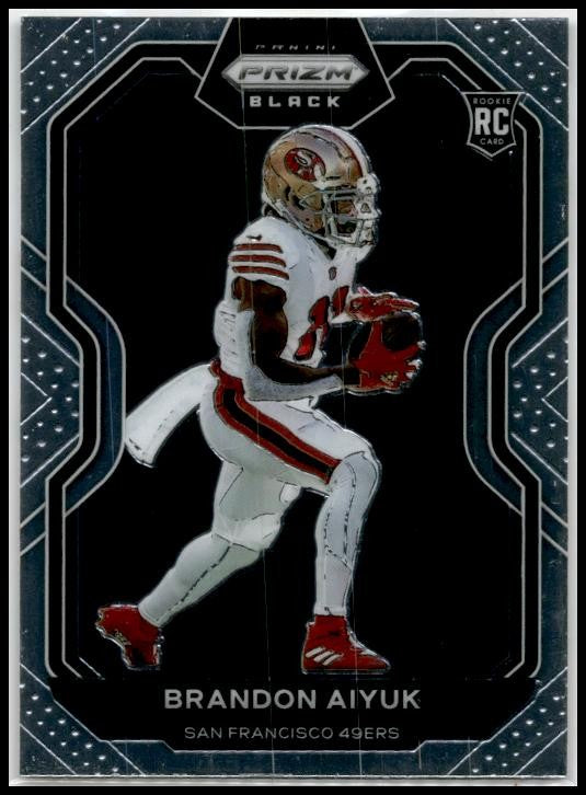 2020 Panini Chronicles Prizm Black #PB-14 Brandon Aiyuk San Francisco 49ers