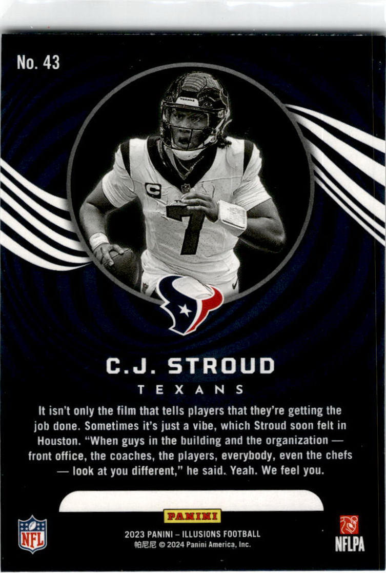 2023 Panini Illusions #43 C.J. Stroud Houston Texans