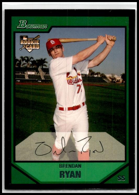 2007 Bowman Draft Picks & Prospects #BDP52 Brendan Ryan St. Louis Cardinals