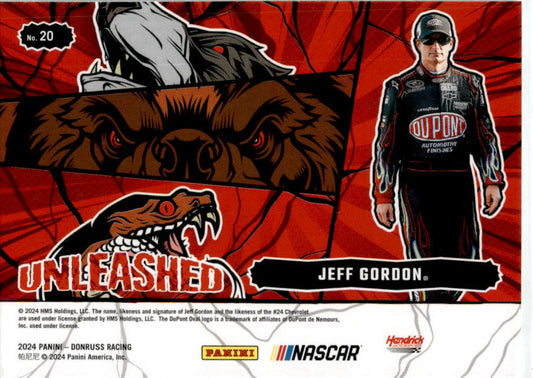 2024 Donruss #20 Jeff Gordon Unleashed