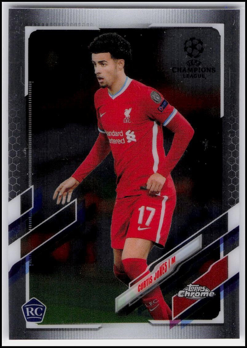 2020-21 Topps Chrome UEFA Champions League #6 Curtis Jones