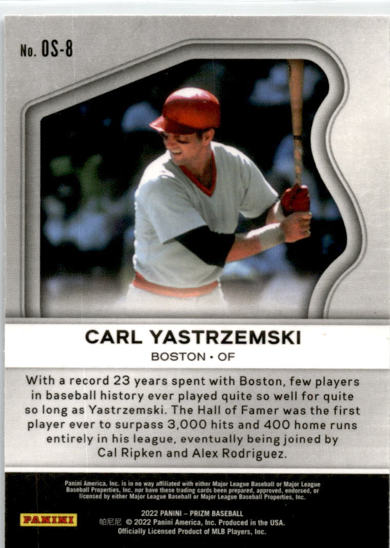 2022 Panini Prizm Old School #OS-8 Carl Yastrzemski Boston Red Sox