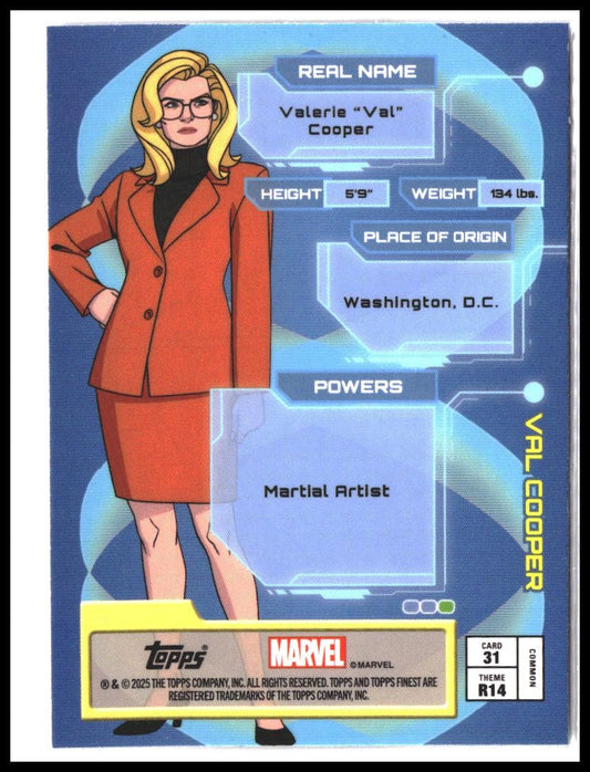 Val Cooper #31 2025 Topps Finest X-Men '97