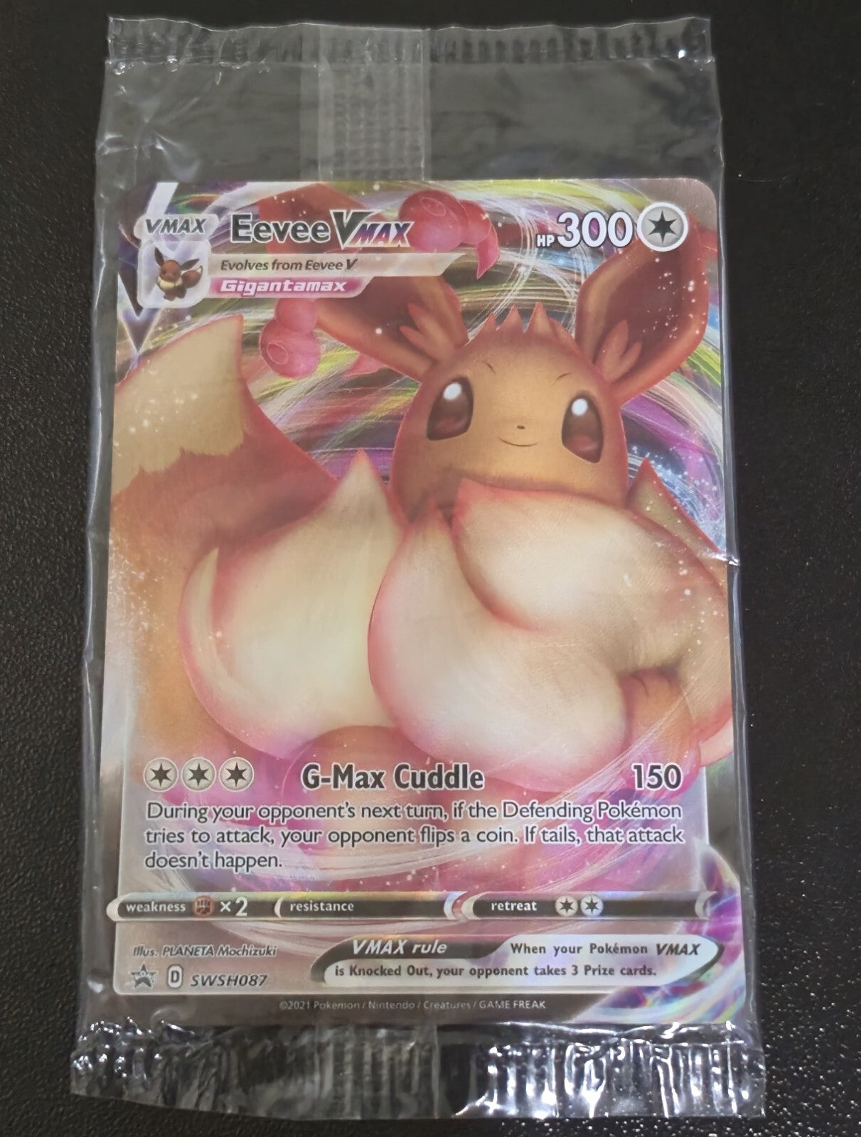 Eevee VMAX SWSH087 Black Star Promo Full Art Holo Pokémon TCG Sealed