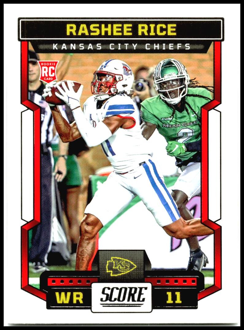 2023 Score #352 Rashee Rice Kansas City Chiefs