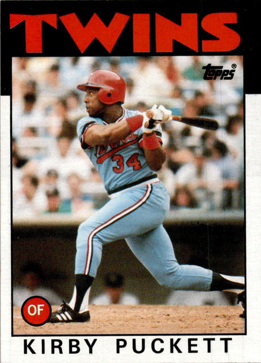 1986 Topps #329 Kirby Puckett Minnesota Twins