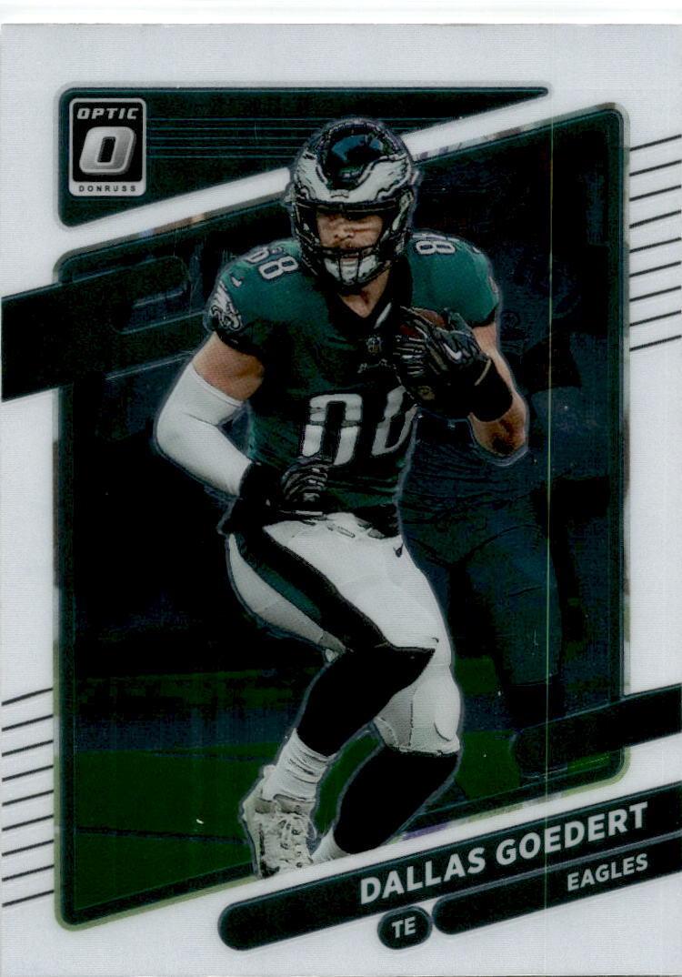 2021 Donruss Optic #8 Dallas Goedert Philadelphia Eagles