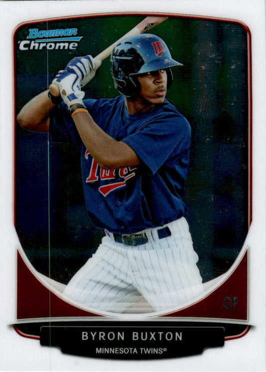 2013 Bowman Chrome Prospects #BCP1 Byron Buxton Minnesota Twins