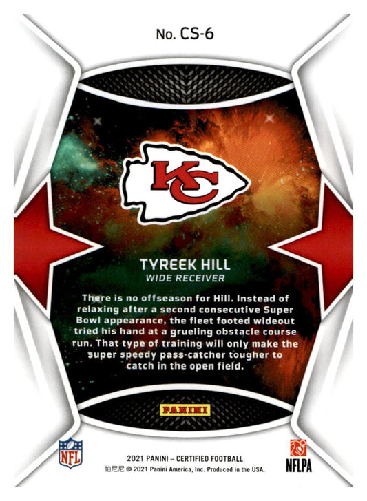 2021 Panini Certified #CS-6 Tyreek Hill