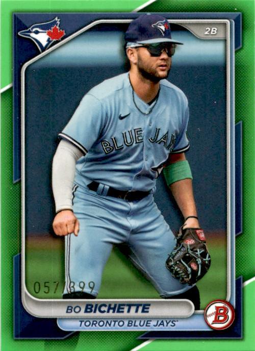 2024 Bowman Neon Green #83 Bo Bichette  #/399 Toronto Blue Jays