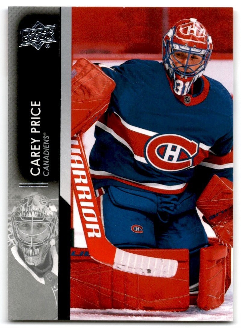 2021-22 Upper Deck Carey Price Montreal Canadiens #347