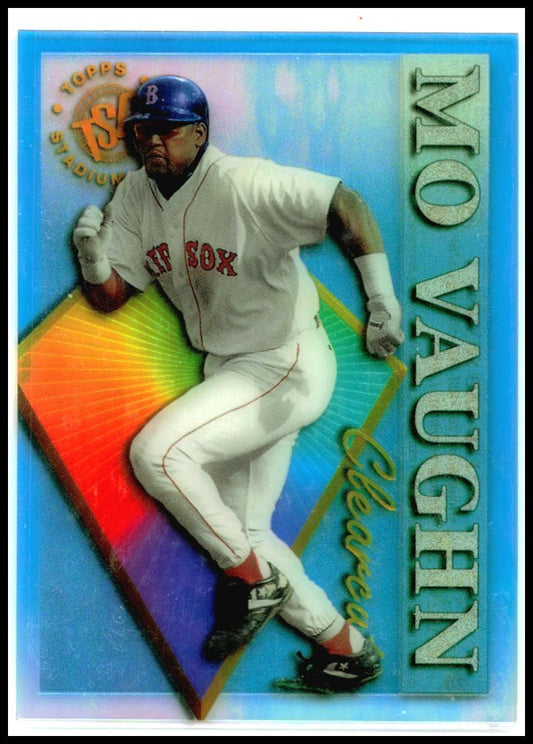 1995 Stadium Club Clear Cut #20 Mo Vaughn Boston Red Sox