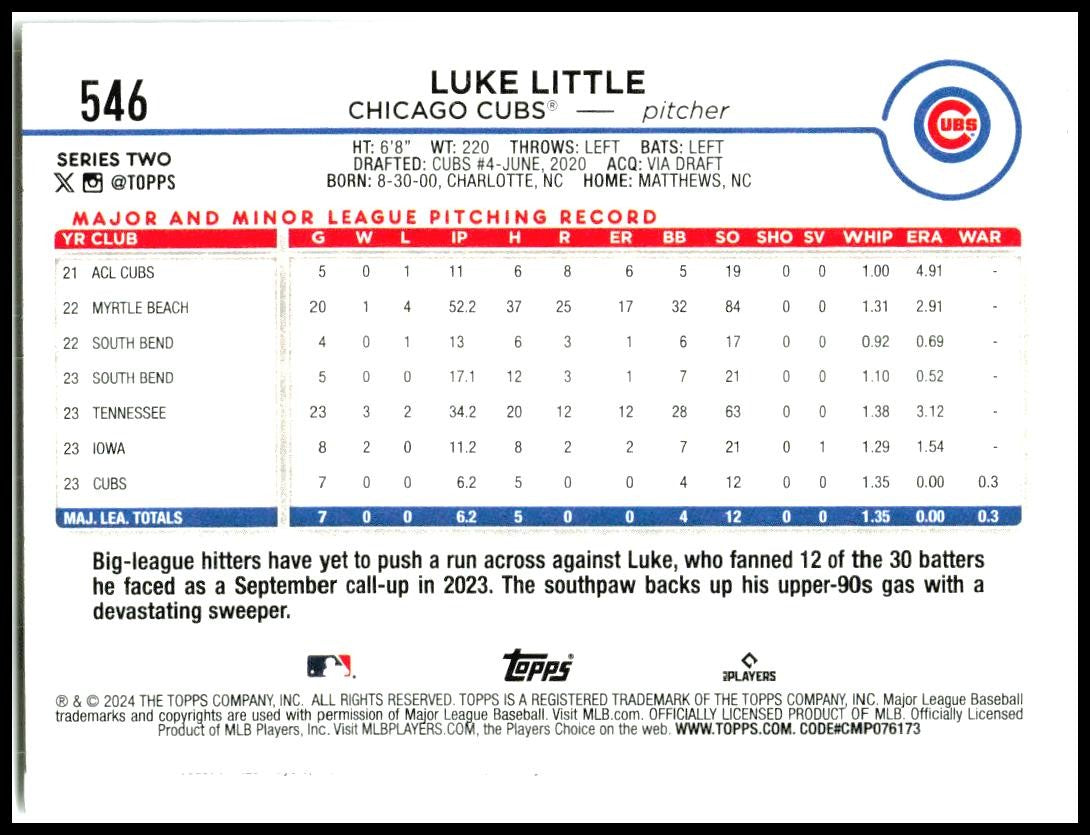 2025 Topps #290 Pete Crow-Armstrong Chicago Cubs