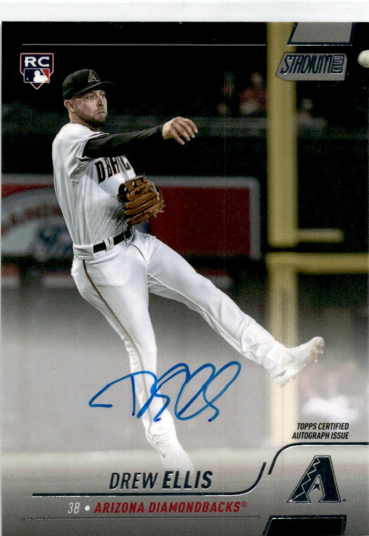 2022 Stadium Club Autographs #SCBA-DE Drew Ellis Auto Arizona Diamondbacks