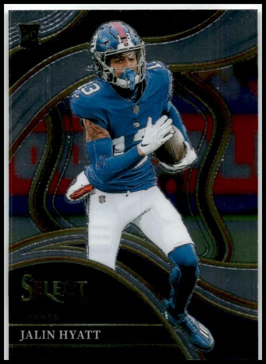 2023 Panini Select #263 Jalin Hyatt Rookie New York Giants