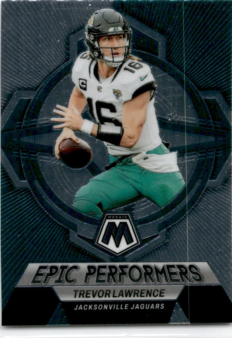 2023 Panini Mosaic Epic Performers #EP-TL Trevor Lawrence Jacksonville Jaguars