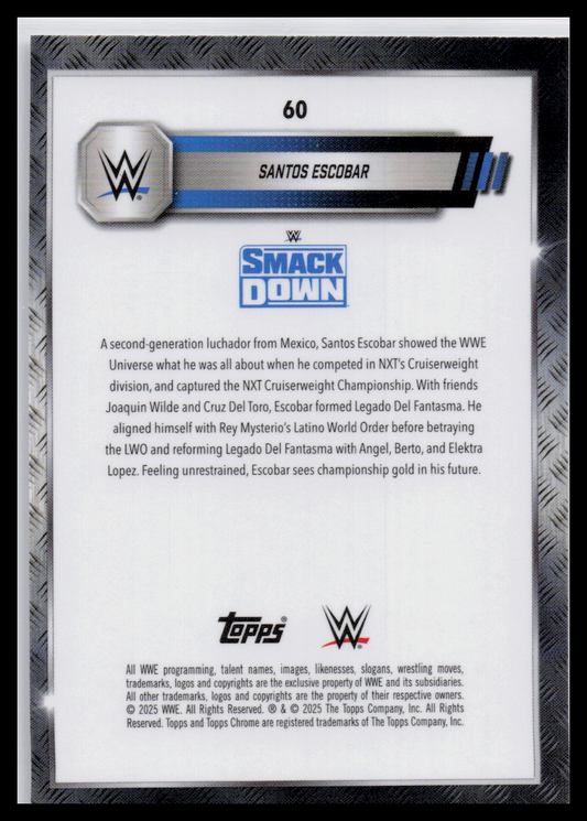 2024 Topps Chrome WWE #60 Santos Escobar