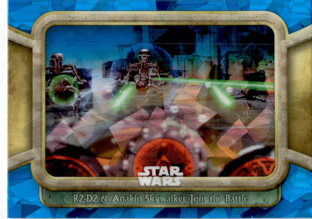 2024 STAR WARS EPISODE 1 THE PHANTOM MENACE TOPPS SAPPHIRE 81 R2-D2 & Anakin