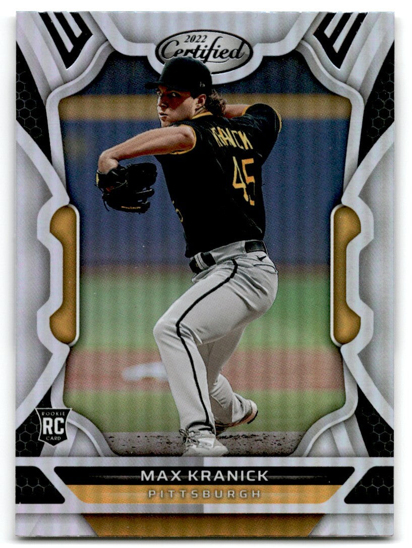 2022 Panini Certified Max Kranick Rookie Pittsburgh Pirates #23