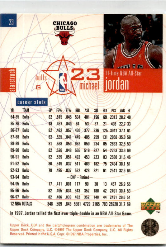 1997 Upper Deck UD3 #23 Michael Jordan