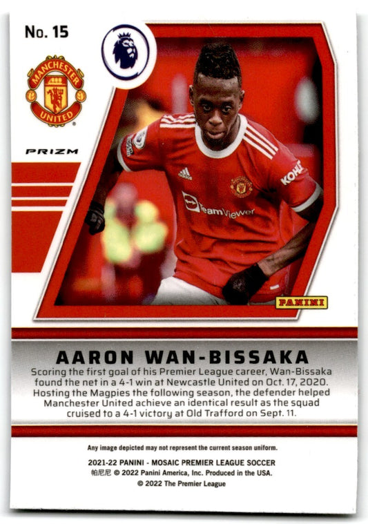 2022 Mosaic Premier League Will to Win Aaron Wan-Bissaka Manchester United #15