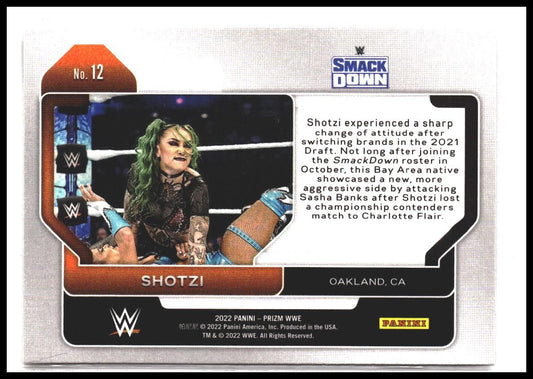 Shotzi #12 2022 Panini Prizm WWE