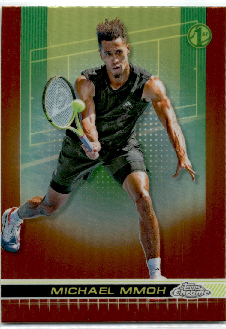 2024 Topps Chrome Tennis Tennis Clay Court Refractor #25 Michael Mmoh