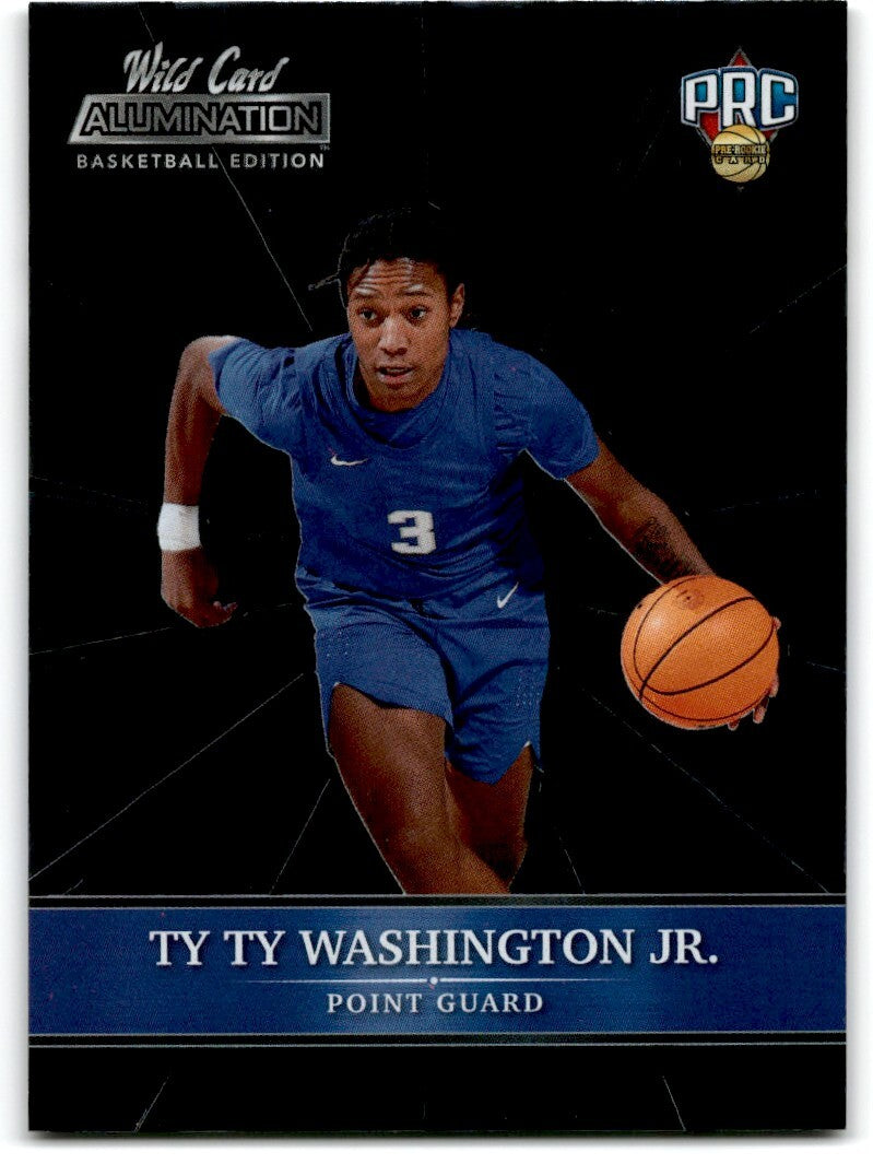 2021-22 Wild Card Alumination Ty Ty Washington JR. Houston Rockets #ABC-74