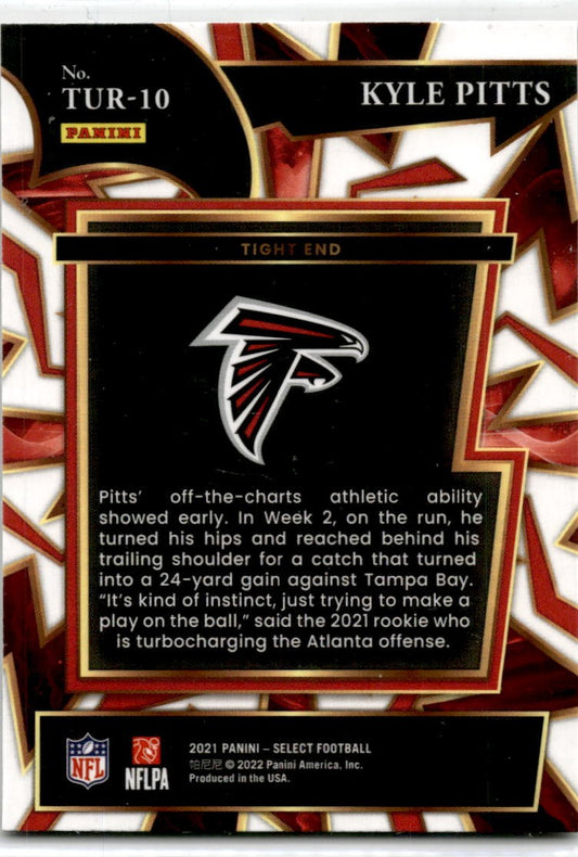 2021 Panini Select Turbocharged #TUR-10 Kyle Pitts Atlanta Falcons