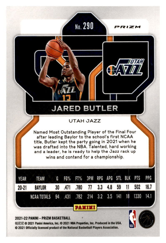 2021-22 Panini Prizm NBA 75th Anniversary Prizm #290 Jared Butler