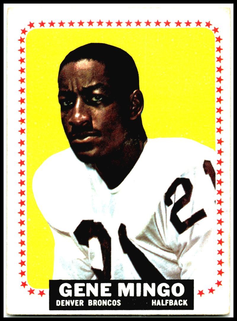 1964 Topps #54 Gene Mingo Denver Broncos