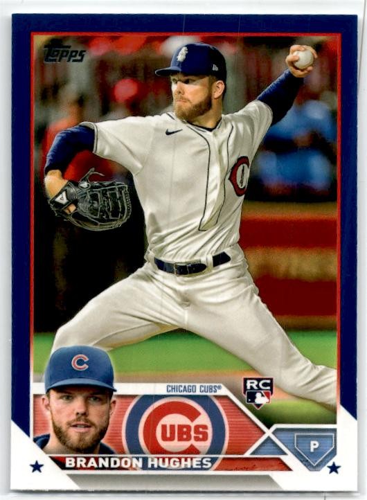 2023 Topps Royal Blue #97 Brandon Hughes Chicago Cubs