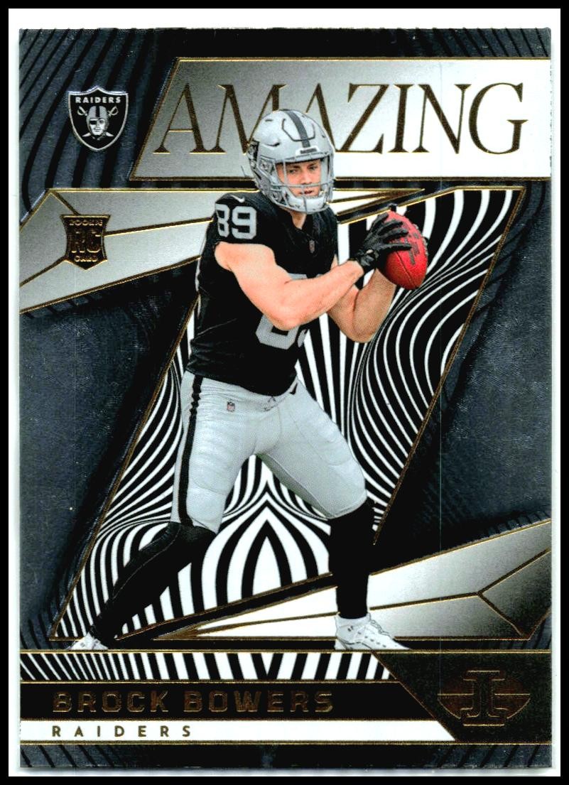 2024 Panini Illusions Amazing #6 Brock Bowers Rookie Las Vegas Raiders