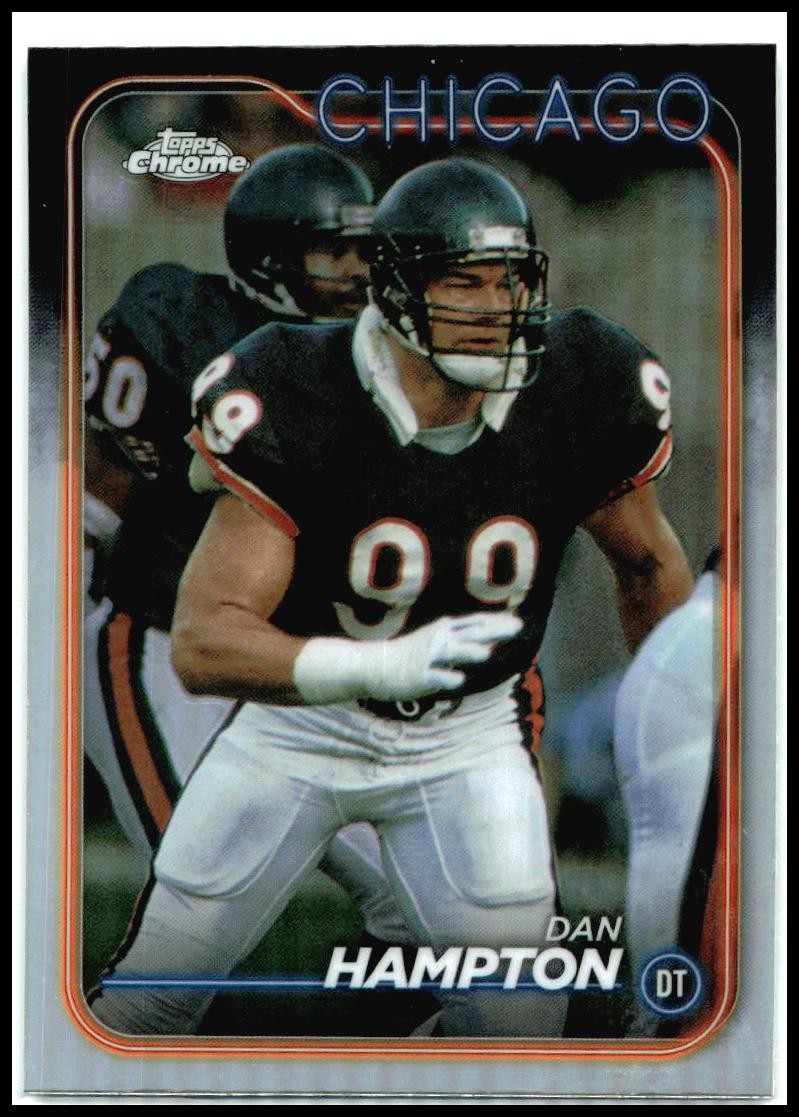 2024 Topps Chrome Refractor #22 Dan Hampton Chicago Bears