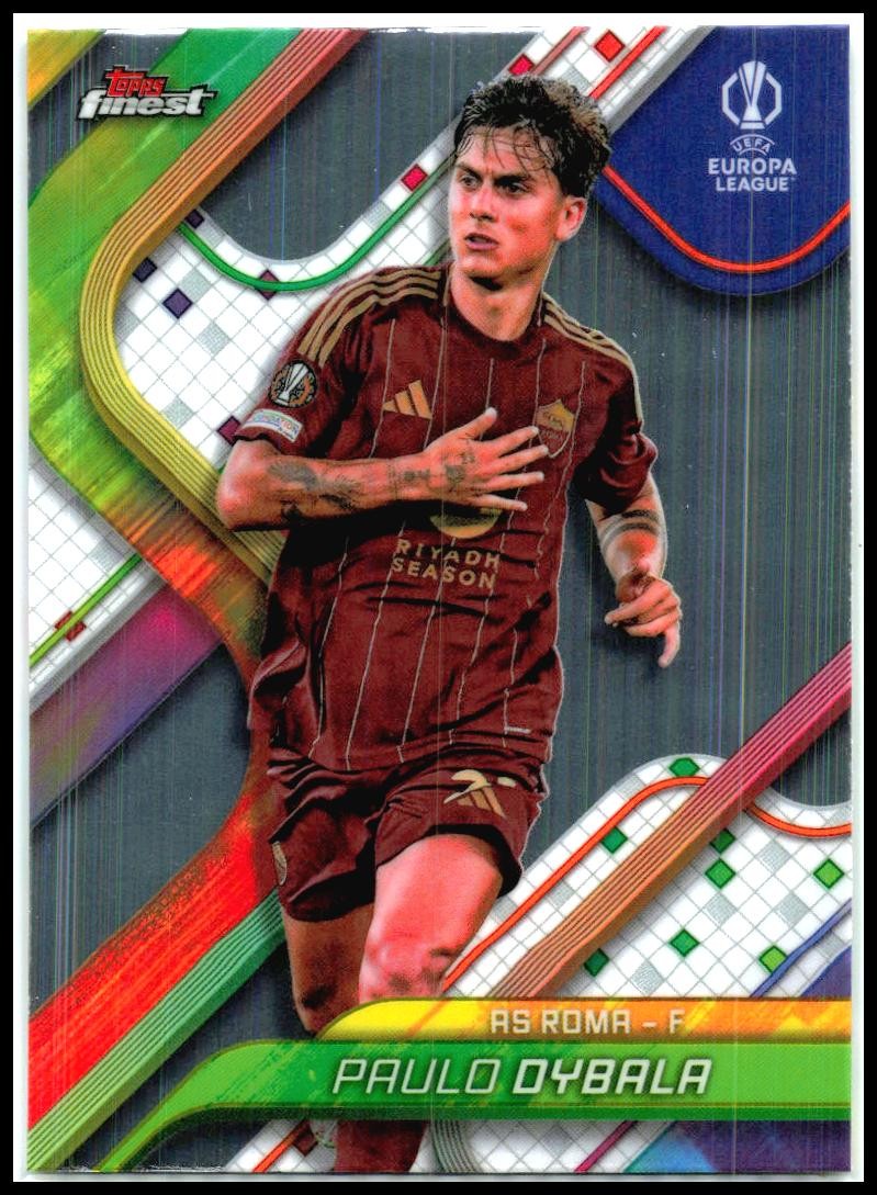 2024-25 topps finest uefa #70 Paulo Dybala