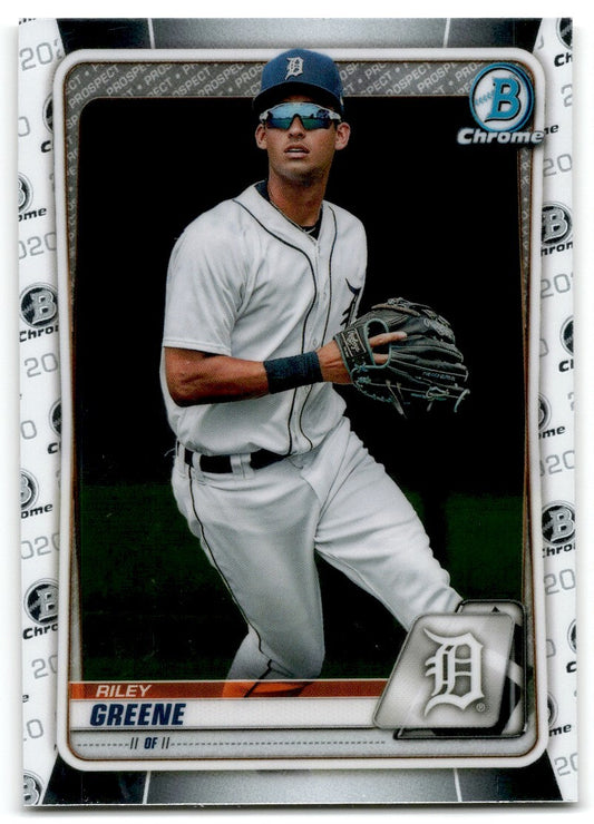 2020 Bowman Draft Chrome Riley Greene Detroit Tigers #BD-180