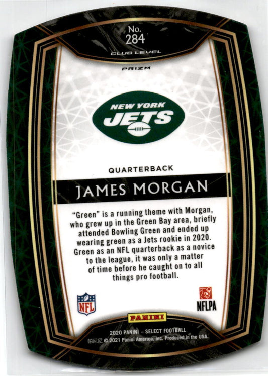 2020 Select Red Prizm Die-Cut #284 James Morgan New York Jets