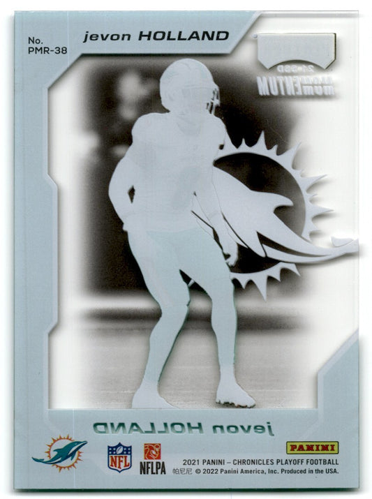 2021 Panini Chronicles Playoff Momentum Rookies Jevon Holland Miami Dolphins