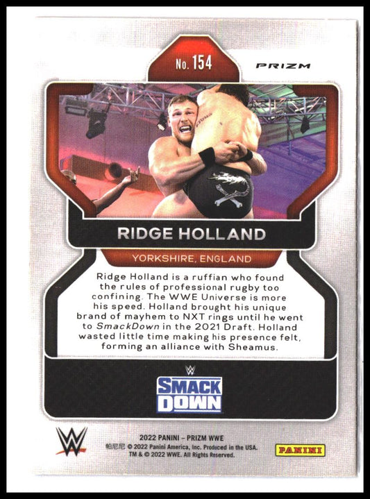 Ridge Holland #154 2022 Panini Prizm WWE Red, White and Blue