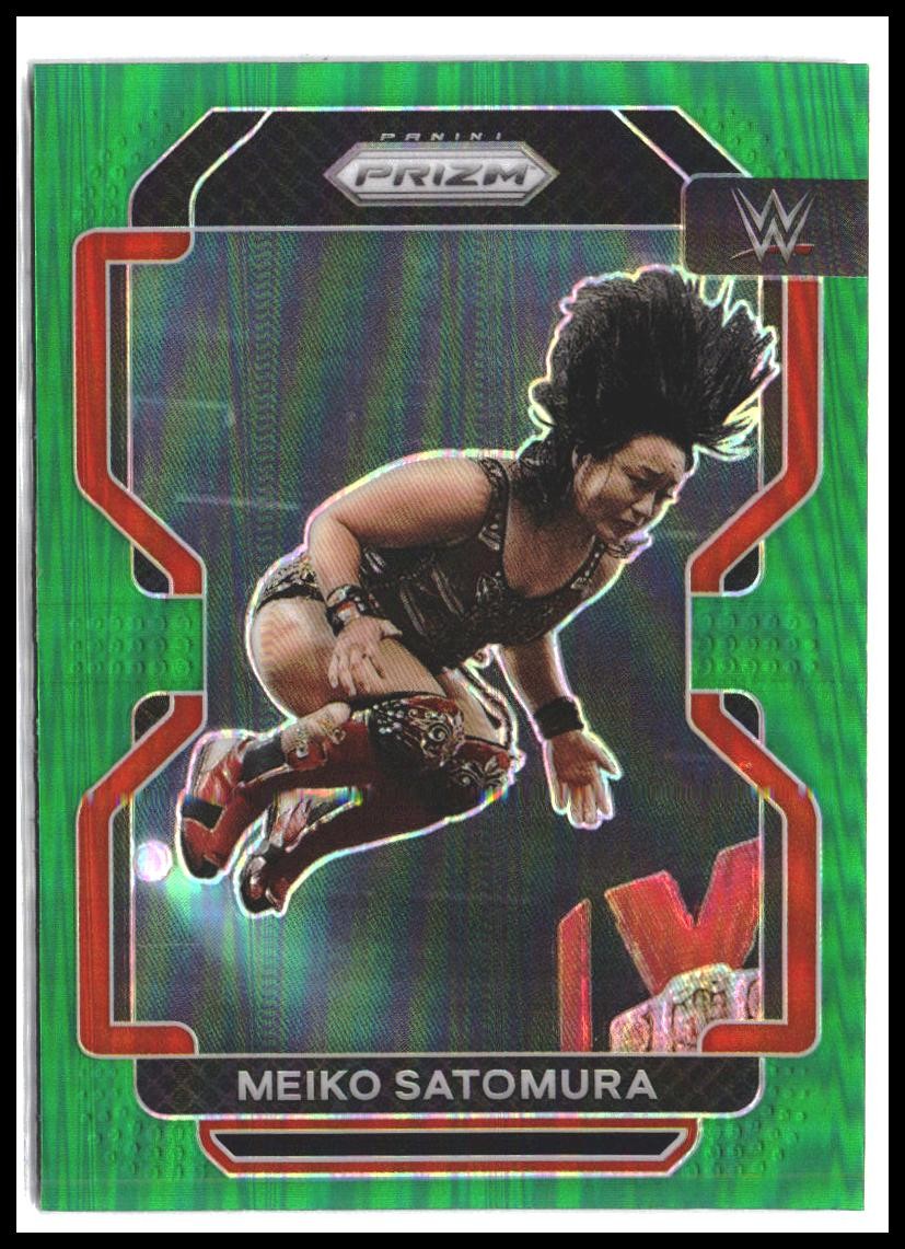 Meiko Satomura #116 2022 Panini Prizm WWE Green
