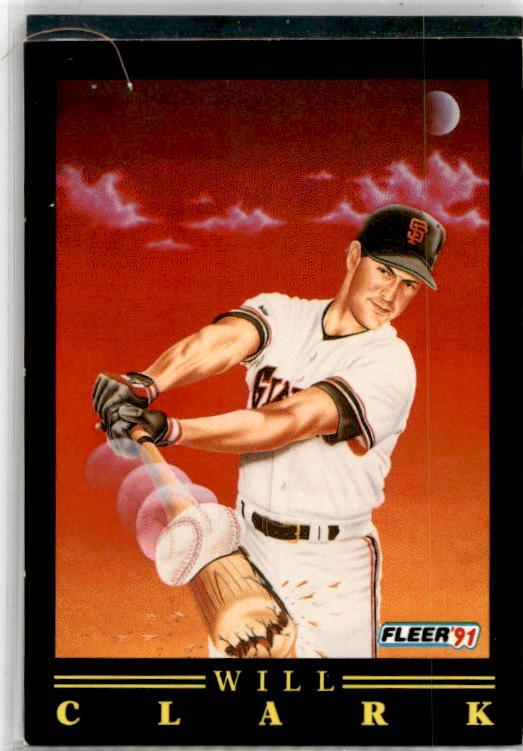 1991 Fleer Pro-Visions #2 Will Clark San Francisco Giants