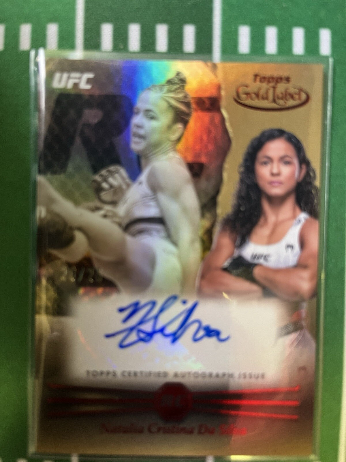 2024 Topps Gold Label UFC Natalia Cristina Da Silva RC Rookie Auto Red /25