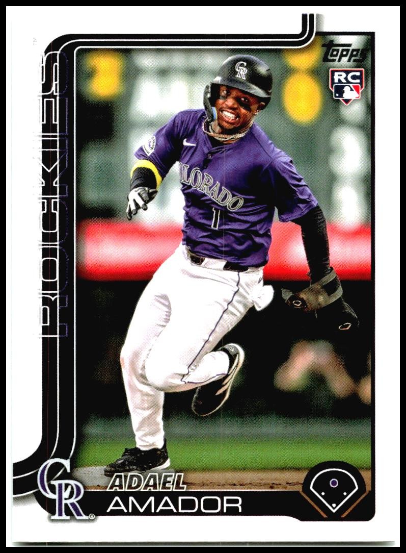 2025 Topps #191 Adael Amador Colorado Rockies