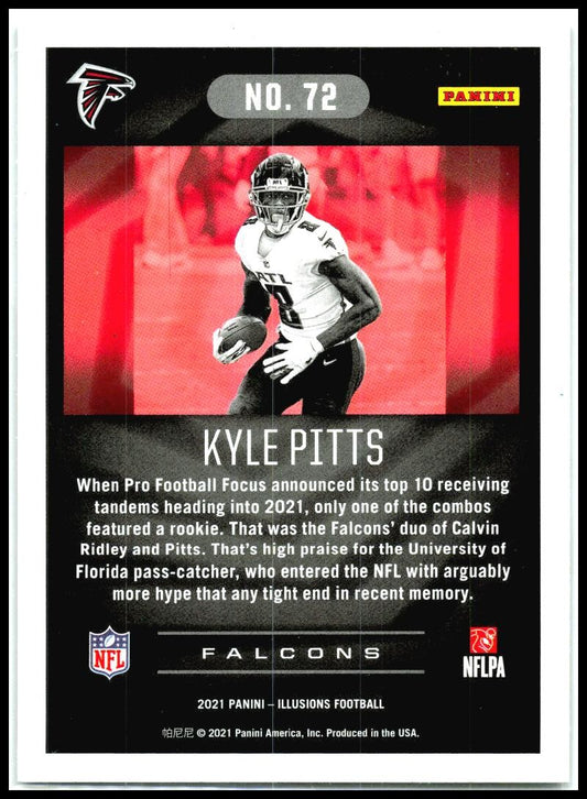 2021 Panini Illusions #72 Kyle Pitts Rookie Atlanta Falcons