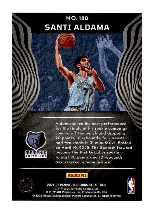 2021 Panini Illusions #180 Santi Aldama