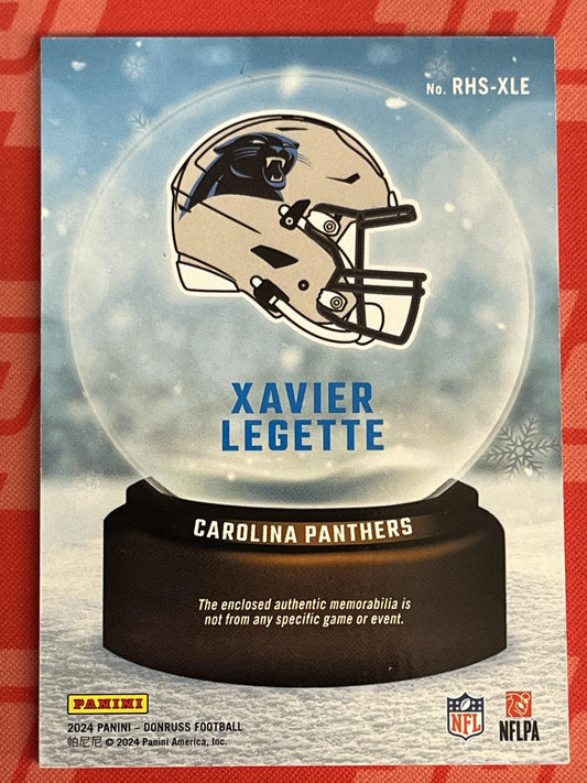 2024 Donruss Rookie Holiday Sweater #RHS-XLE Xavier Legette Panthers