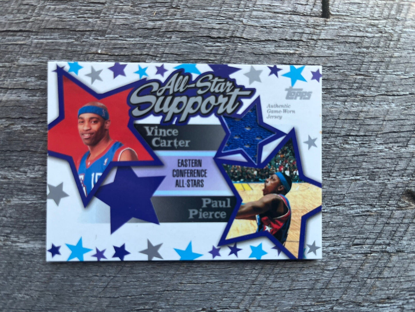 2004-05 Topps All-Star Support Relics #ASR-CP Vince Carter Paul Pierce /250
