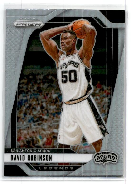 2024-25 Panini Prizm Prizms Silver #288 David Robinson San Antonio Spurs