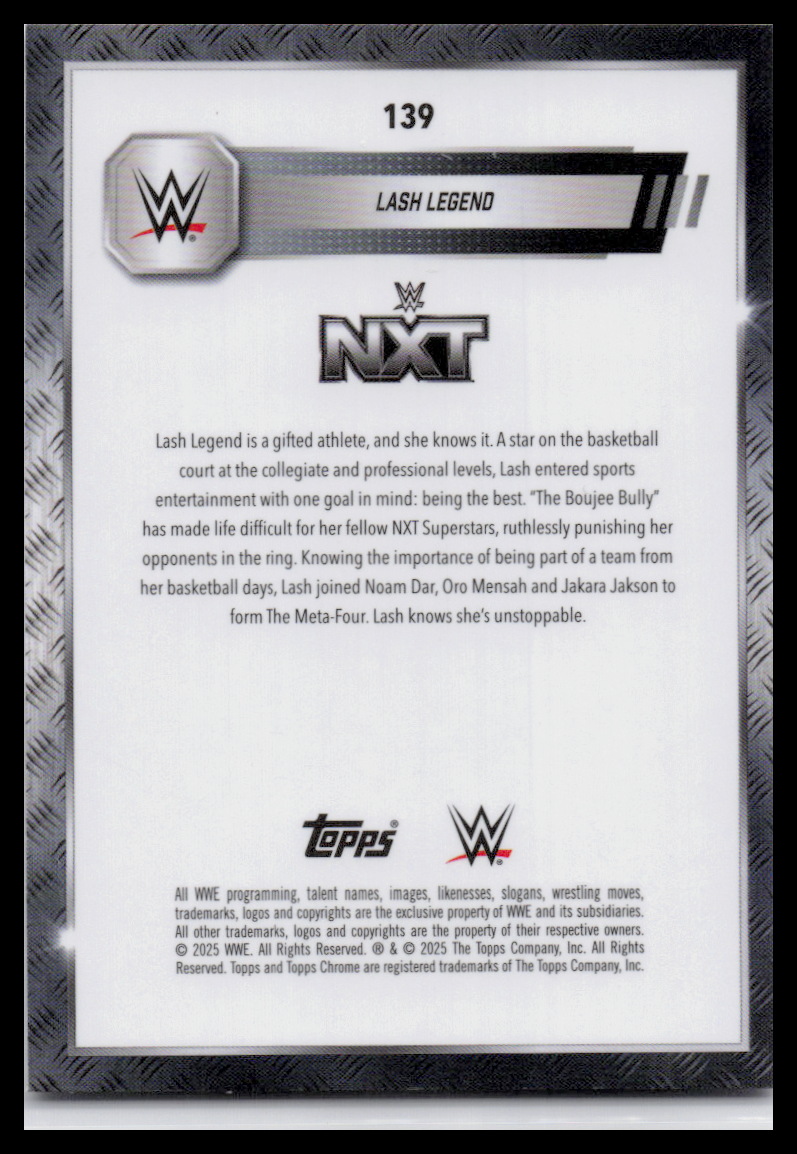 2024 Topps Chrome WWE #139 Lash Legend