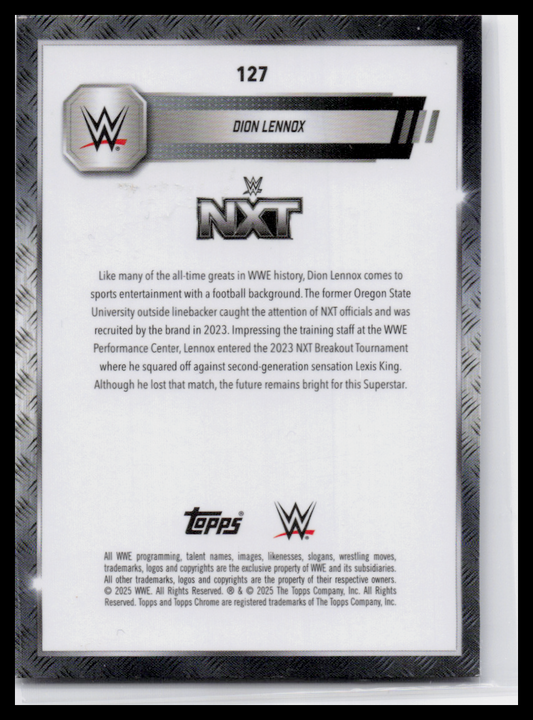 2024 Topps Chrome UFC - #127 Dion Lennox